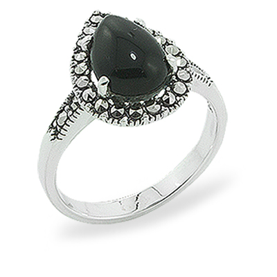 Marcasite jewelry ring HR0896 1